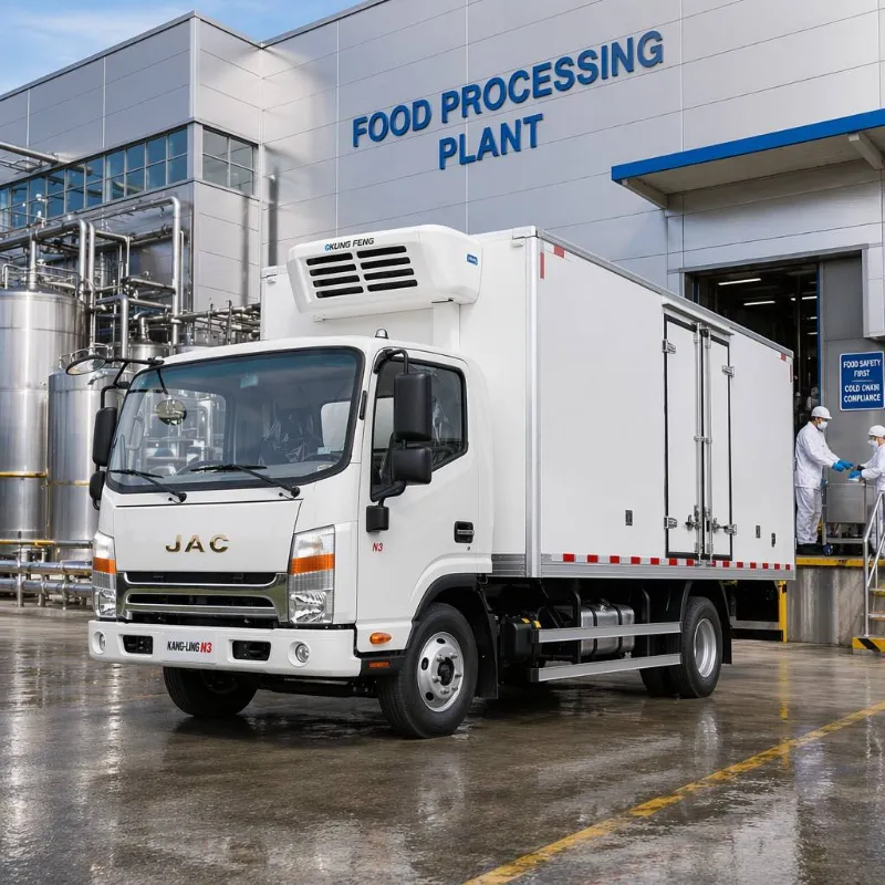 Hoe kan een 3Ton koelwagen met Carrier Reefer Unit Cold Chain Transport de logistieke efficiëntie verbeteren?