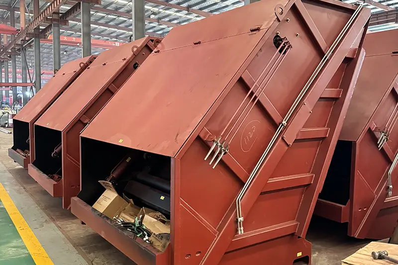 Gecomprimeerde vuilniswagencarrosserie