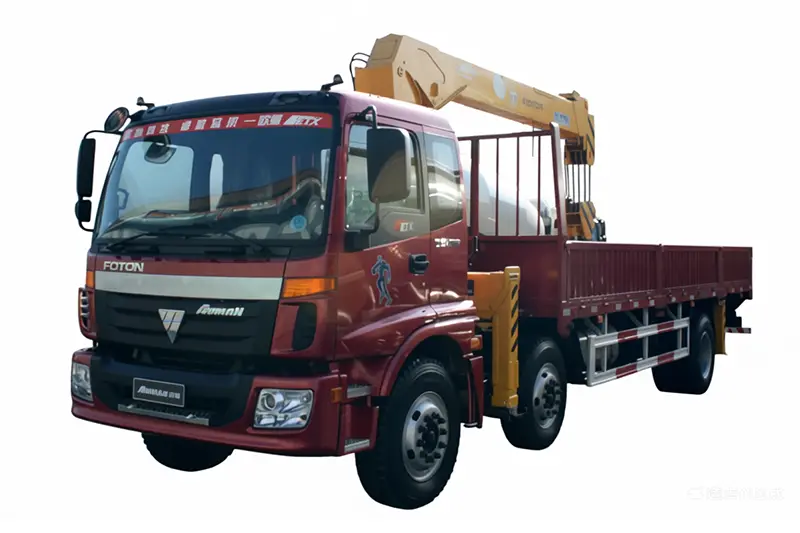 Vrachtwagen met kraan